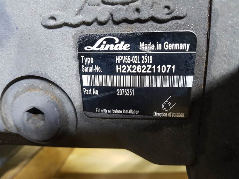 Linde HPV55-02L - Vögele - 2075251 -Drive pump/Fahrpumpe - أجهزة هيدروليكية: صورة 4 Linde HPV55-02L - Vögele - 2075251 -Drive pump/Fahrpumpe - أجهزة هيدروليكية: صورة 4