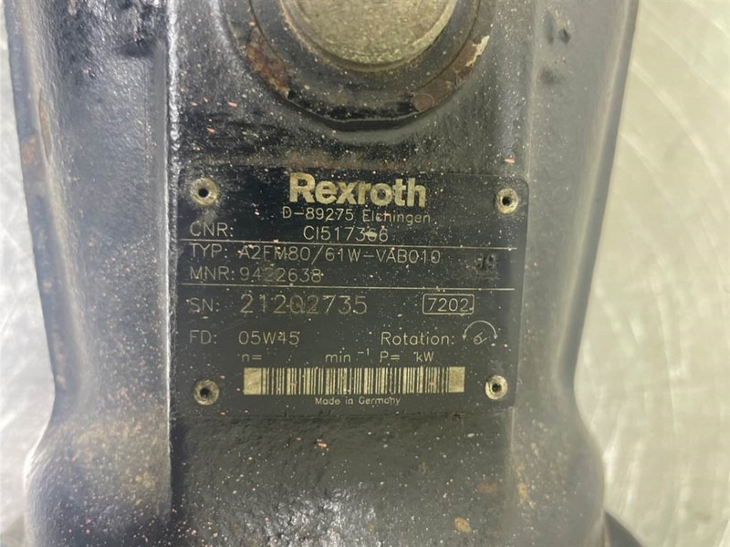 Manitou 160ATJ-Rexroth A2FM80/61W-Drive motor/Fahrmotor - أجهزة هيدروليكية - آلات الإنشاء: صورة 4 Manitou 160ATJ-Rexroth A2FM80/61W-Drive motor/Fahrmotor - أجهزة هيدروليكية - آلات الإنشاء: صورة 4