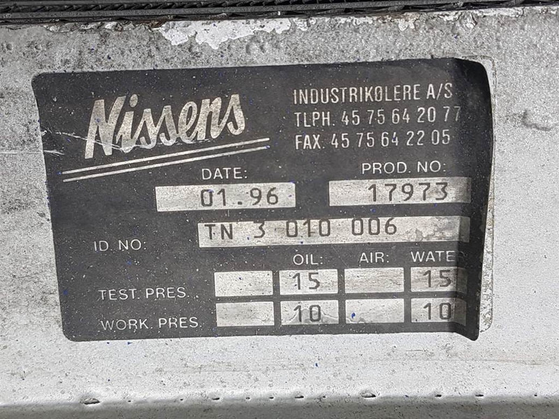 Nissens TN3010006-Cooler/Kühler/Koeler - محرك - آلات الإنشاء: صورة 4 Nissens TN3010006-Cooler/Kühler/Koeler - محرك - آلات الإنشاء: صورة 4