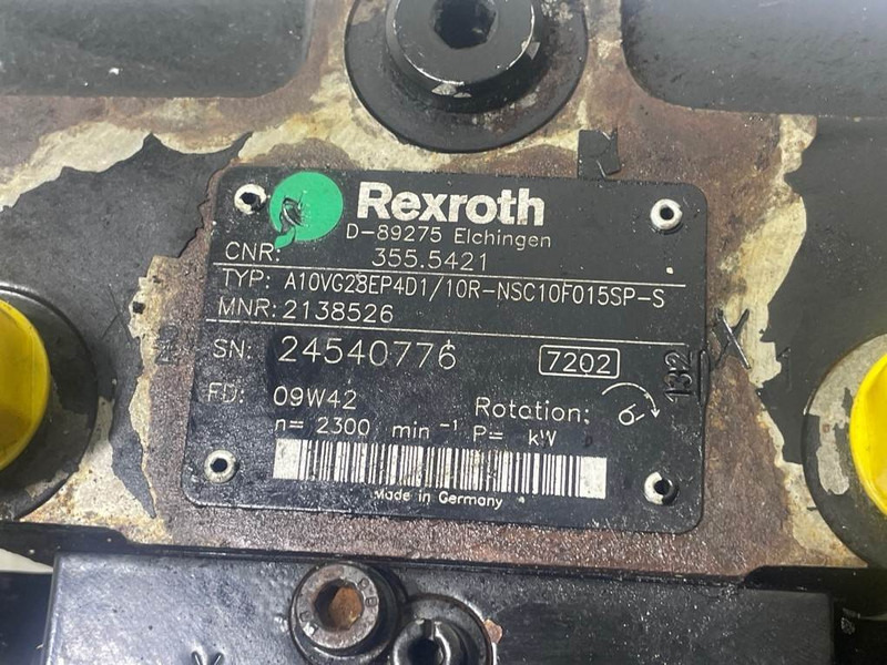 Rexroth A10VG28EP4D1/10R-Drive pump/Fahrpumpe/Rijpomp - أجهزة هيدروليكية - آلات الإنشاء: صورة 4 Rexroth A10VG28EP4D1/10R-Drive pump/Fahrpumpe/Rijpomp - أجهزة هيدروليكية - آلات الإنشاء: صورة 4