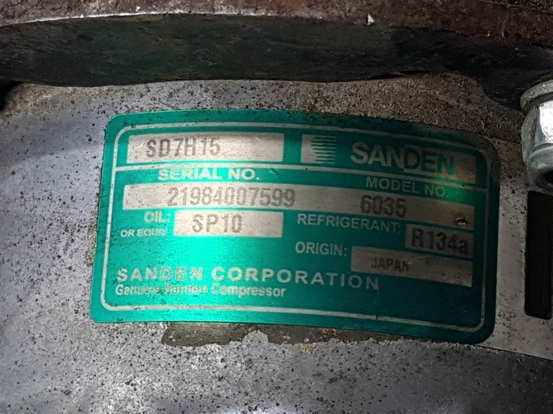 SANDEN SD7H15-6035-Compressor/Kompressor/Aircopomp - ضاغط المكيف - آلات الإنشاء: صورة 4 SANDEN SD7H15-6035-Compressor/Kompressor/Aircopomp - ضاغط المكيف - آلات الإنشاء: صورة 4