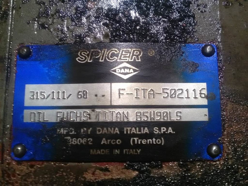 المحور و قطع الغيار - آلات الإنشاء Spicer Dana 315/111/60 - Atlas 65 - Axle: صورة 7