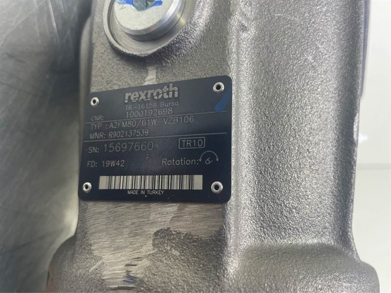 WACKER NEUSON -Rexroth A2FM80/61W-Drive motor/Fahrmotor/Rijmotor - أجهزة هيدروليكية - آلات الإنشاء: صورة 4 WACKER NEUSON -Rexroth A2FM80/61W-Drive motor/Fahrmotor/Rijmotor - أجهزة هيدروليكية - آلات الإنشاء: صورة 4