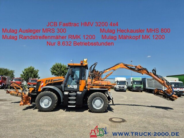 JCB Fastrac inklusive 4x4 Mulag Front + Heck Mäher - جرار: صورة 1 JCB Fastrac inklusive 4x4 Mulag Front + Heck Mäher - جرار: صورة 1