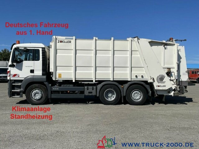شاحنة قمامة لنقل القمامة MAN TGS 26.320 Zöller Medium XL-S 22m³ Zöller Delta: صورة 1