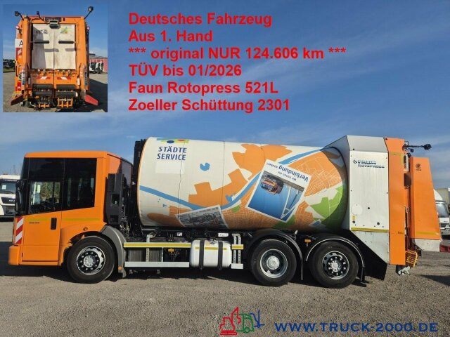 Mercedes-Benz 2635 NGE Faun Rotopress 521L Zoeller Schüttung - شاحنة قمامة: صورة 1 Mercedes-Benz 2635 NGE Faun Rotopress 521L Zoeller Schüttung - شاحنة قمامة: صورة 1