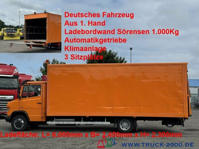 Mercedes-Benz 816 Vario Automatikgetriebe LBW 1.000Kg 3Sitze - شاحنة بصندوق مغلق: صورة 1 Mercedes-Benz 816 Vario Automatikgetriebe LBW 1.000Kg 3Sitze - شاحنة بصندوق مغلق: صورة 1