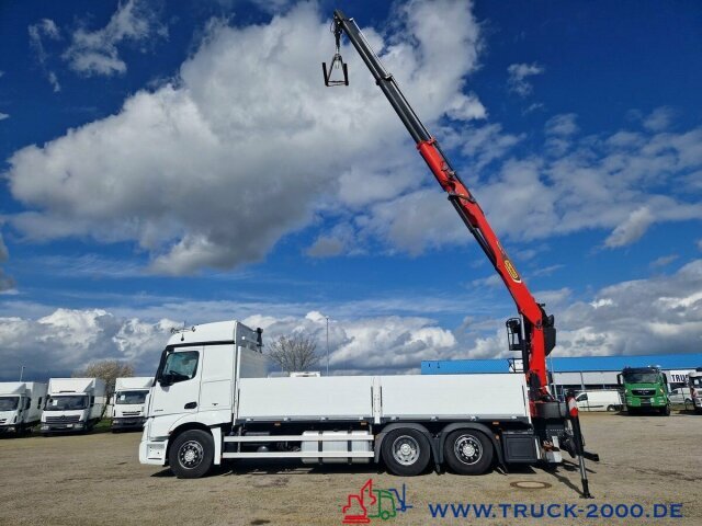 شاحنات مسطحة, شاحنة كرين Mercedes-Benz Actros 2548 6x2 Kran PK20501 bei 11m/1,64 Tonnen: صورة 7