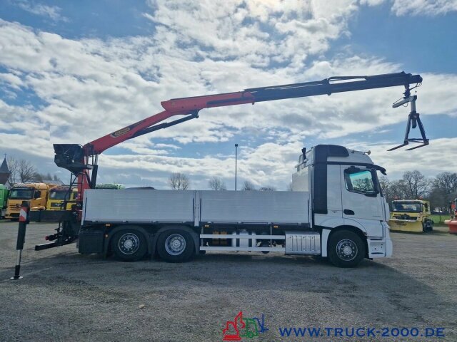 شاحنات مسطحة, شاحنة كرين Mercedes-Benz Actros 2548 6x2 Kran PK20501 bei 11m/1,64 Tonnen: صورة 8