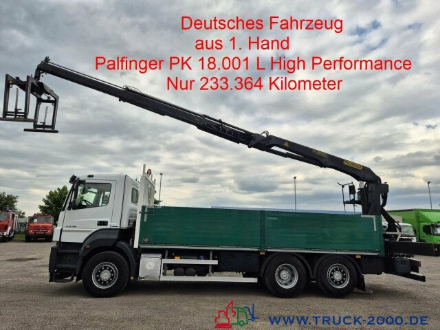 Mercedes-Benz Axor 2536 Palfinger PK 18001 HP Nur 233.964 KM - شاحنات مسطحة, شاحنة كرين: صورة 1 Mercedes-Benz Axor 2536 Palfinger PK 18001 HP Nur 233.964 KM - شاحنات مسطحة, شاحنة كرين: صورة 1