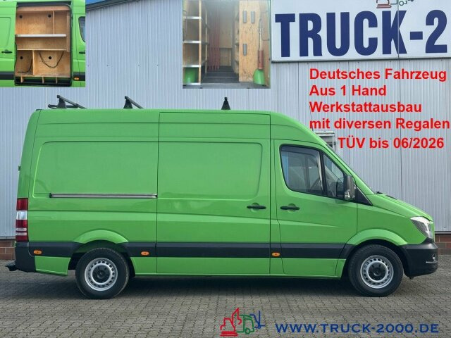 Mercedes-Benz Sprinter 316 Hoch + Lang + Werkstattausbau + AHK - فان: صورة 1 Mercedes-Benz Sprinter 316 Hoch + Lang + Werkstattausbau + AHK - فان: صورة 1