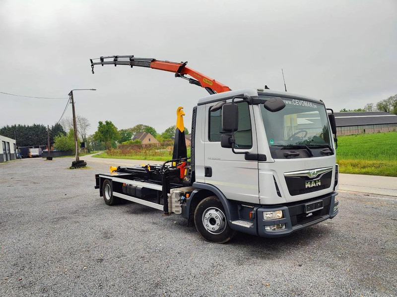 MAN TGL 12.250 Container + Palfinger PK5001 Remote - شاحنة برافعة خطافية, شاحنة كرين: صورة 2 MAN TGL 12.250 Container + Palfinger PK5001 Remote - شاحنة برافعة خطافية, شاحنة كرين: صورة 2