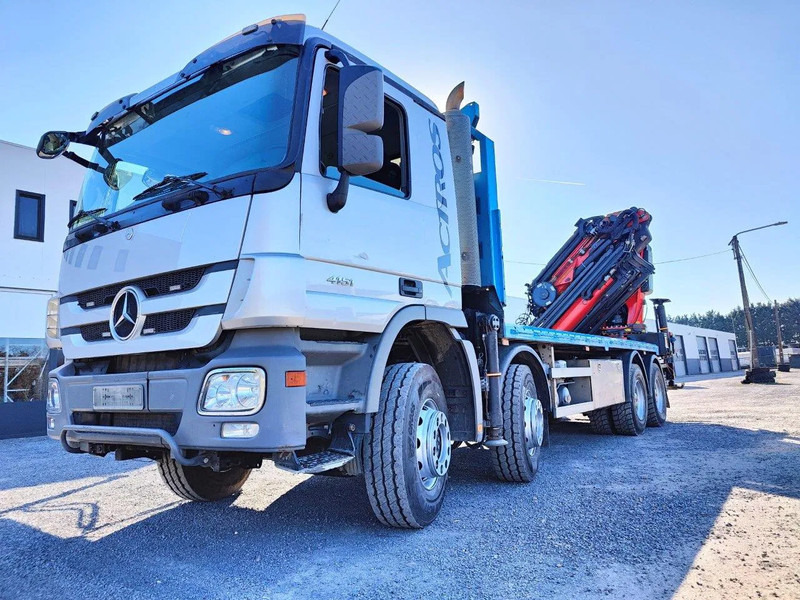 Mercedes-Benz Actros 4151 V8 8x4 Palfinger PK78002 + Flyjib PJ170 - شاحنات مسطحة, شاحنة كرين: صورة 1 Mercedes-Benz Actros 4151 V8 8x4 Palfinger PK78002 + Flyjib PJ170 - شاحنات مسطحة, شاحنة كرين: صورة 1