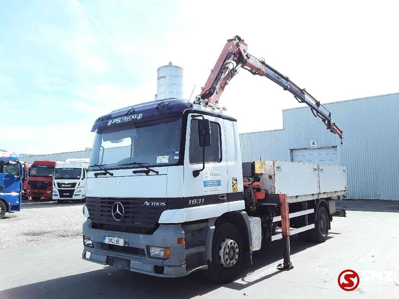 Mercedes-Benz Actros 1831 Atlas Ak140.1A4+remote lames steel 165000km - شاحنات مسطحة, شاحنة كرين: صورة 3 Mercedes-Benz Actros 1831 Atlas Ak140.1A4+remote lames steel 165000km - شاحنات مسطحة, شاحنة كرين: صورة 3