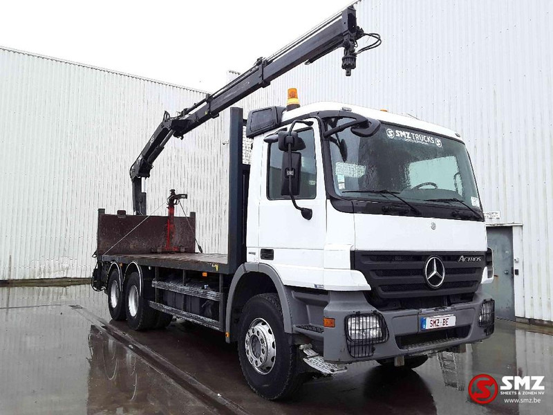 Mercedes-Benz Actros 2632 Hiab 144 bs2+remote - شاحنات مسطحة, شاحنة كرين: صورة 1 Mercedes-Benz Actros 2632 Hiab 144 bs2+remote - شاحنات مسطحة, شاحنة كرين: صورة 1