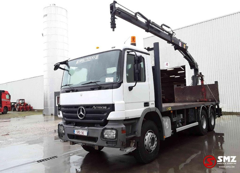 Mercedes-Benz Actros 2632 Hiab 144 bs2+remote - شاحنات مسطحة, شاحنة كرين: صورة 3 Mercedes-Benz Actros 2632 Hiab 144 bs2+remote - شاحنات مسطحة, شاحنة كرين: صورة 3