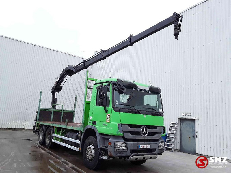 شاحنات مسطحة, شاحنة كرين Mercedes-Benz Actros 2636 hiab 144e 3 remote: صورة 1