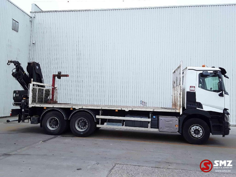 Renault C 380 hiab 188-3 remote - شاحنات مسطحة, شاحنة كرين: صورة 4 Renault C 380 hiab 188-3 remote - شاحنات مسطحة, شاحنة كرين: صورة 4