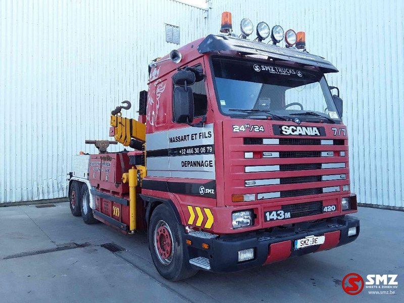 Scania 143 M 420 depannage + pesi 3 - شاحنة سحب: صورة 1 Scania 143 M 420 depannage + pesi 3 - شاحنة سحب: صورة 1