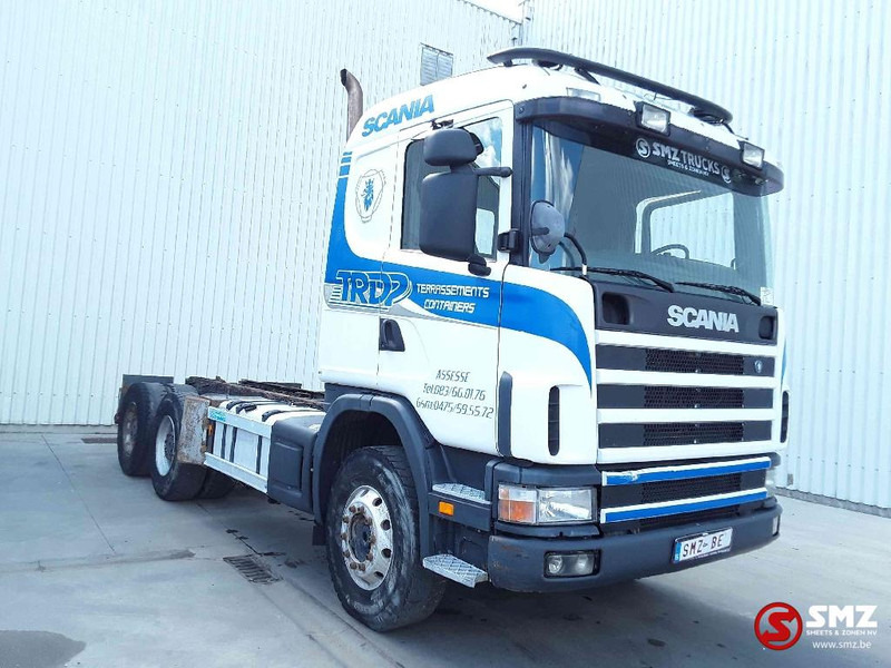 Scania 164 L 480 zijschade/side dammage - شاحنة بهيكل معدني للمقصورة: صورة 1 Scania 164 L 480 zijschade/side dammage - شاحنة بهيكل معدني للمقصورة: صورة 1