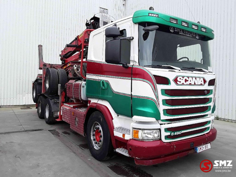 Scania G 490 +palfinger s 3000l82/faymonville - مقطورة السحب: صورة 1 Scania G 490 +palfinger s 3000l82/faymonville - مقطورة السحب: صورة 1