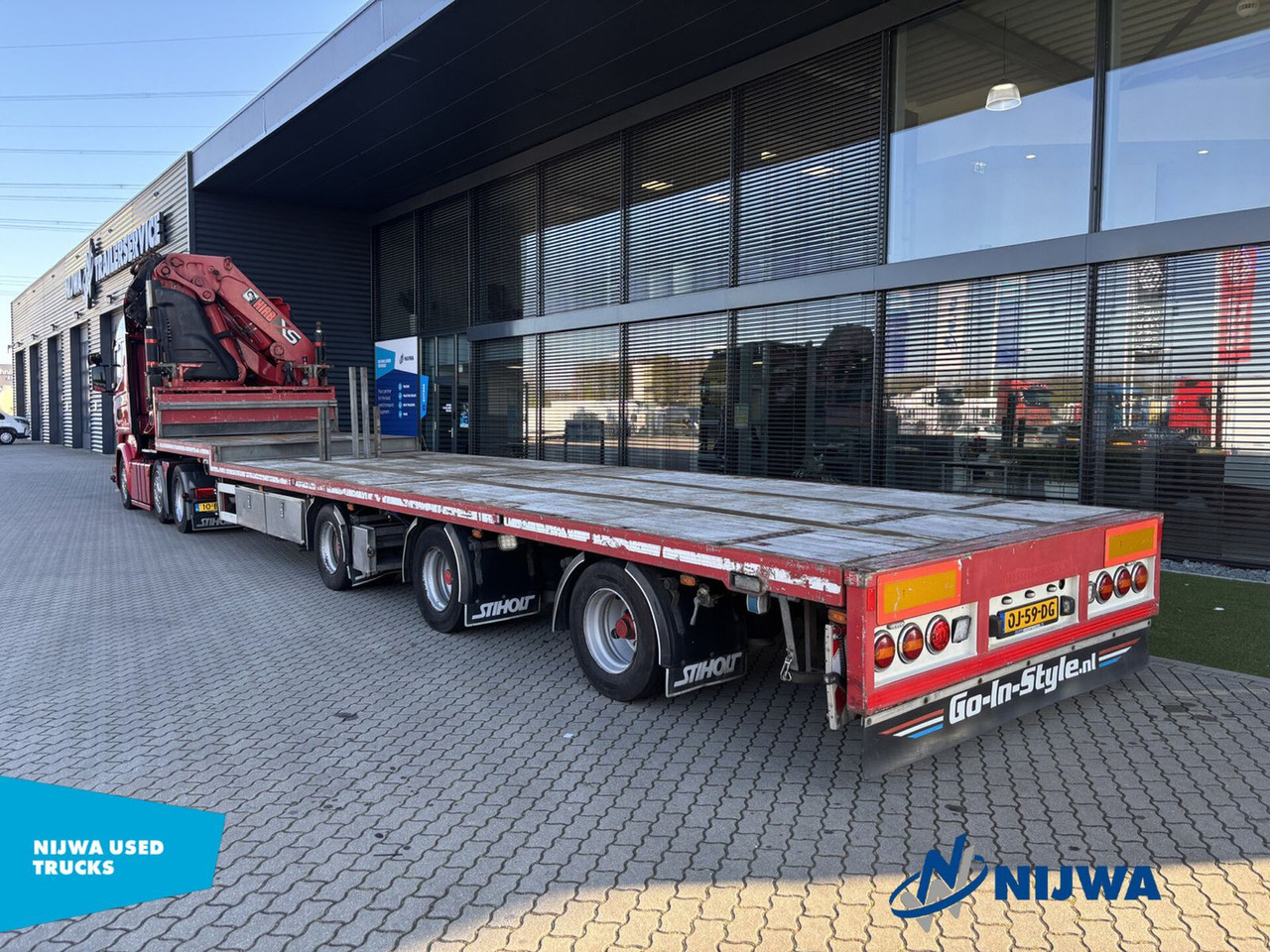 Scania R450 6x2 I.C.M Vogelzang met HIAB 60 ton meter k - مقطورة السحب: صورة 4 Scania R450 6x2 I.C.M Vogelzang met HIAB 60 ton meter k - مقطورة السحب: صورة 4