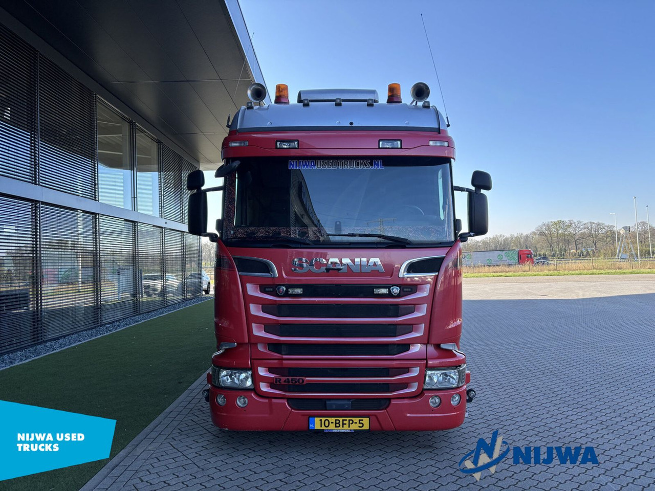 Scania R450 6x2 I.C.M Vogelzang met HIAB 60 ton meter k - مقطورة السحب: صورة 5 Scania R450 6x2 I.C.M Vogelzang met HIAB 60 ton meter k - مقطورة السحب: صورة 5
