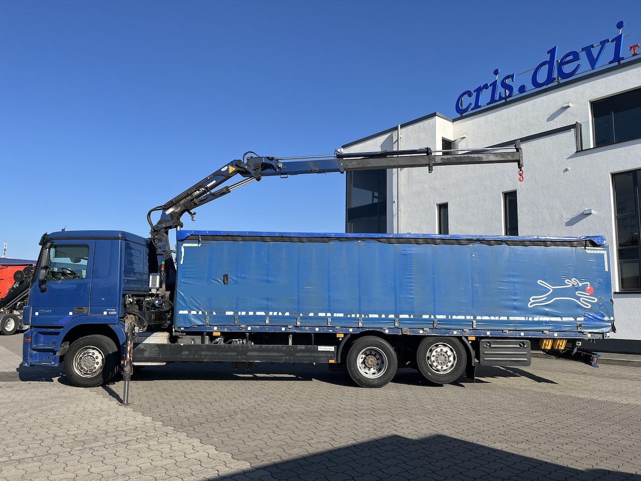Mercedes-Benz 2541 6x2 Atlas 135.2E Pritsche 8,20 m Ausziehbar - شاحنة ذات ستائر جانبية, شاحنة كرين: صورة 4 Mercedes-Benz 2541 6x2 Atlas 135.2E Pritsche 8,20 m Ausziehbar - شاحنة ذات ستائر جانبية, شاحنة كرين: صورة 4