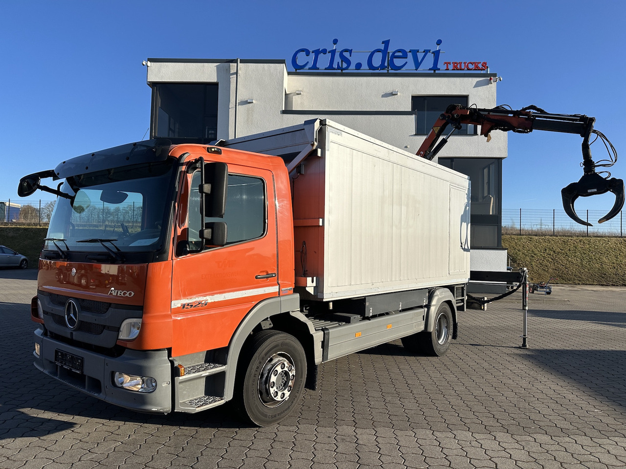 Mercedes-Benz Atego 1529 4x2 Atlas 57.3-A2 Kadaverkipper - شاحنة كرين, شاحنة قلاب: صورة 1 Mercedes-Benz Atego 1529 4x2 Atlas 57.3-A2 Kadaverkipper - شاحنة كرين, شاحنة قلاب: صورة 1