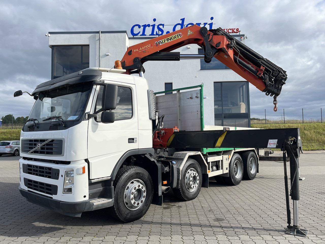 Volvo FM 440 8x4 Palfinger PK 44002 Wechselsystem - شاحنات مسطحة, شاحنة كرين: صورة 1 Volvo FM 440 8x4 Palfinger PK 44002 Wechselsystem - شاحنات مسطحة, شاحنة كرين: صورة 1