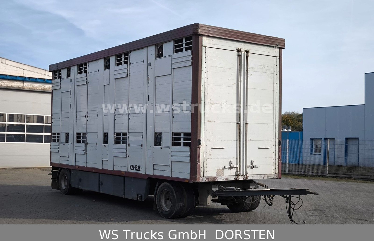 KABA 2 Stock Hubdach Vollalu 7,30m Viehanhänger - مقطورة للماشية: صورة 4 KABA 2 Stock Hubdach Vollalu 7,30m Viehanhänger - مقطورة للماشية: صورة 4
