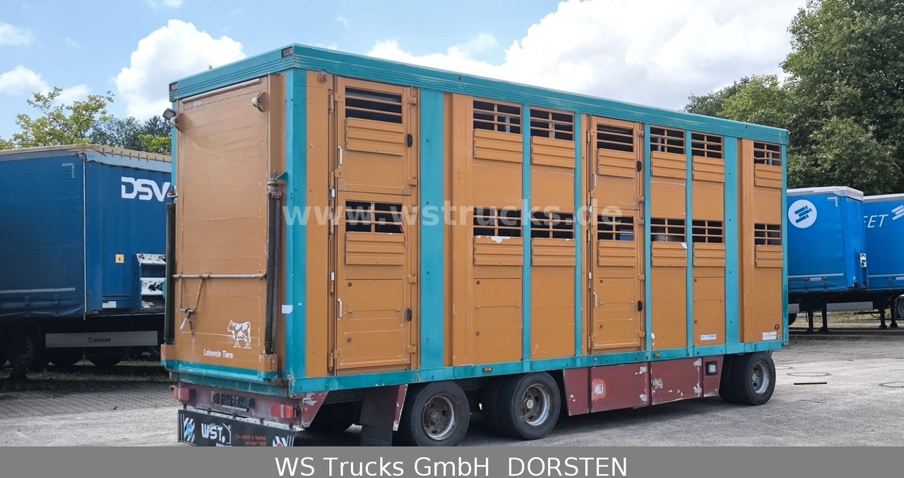 Menke-Janzen Menke 2 Stock Vollalu 8 m Hubdach Viehanhänger - مقطورة للماشية: صورة 5 Menke-Janzen Menke 2 Stock Vollalu 8 m Hubdach Viehanhänger - مقطورة للماشية: صورة 5