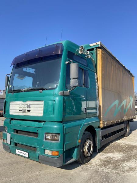MAN TGA 18.310 BL XXL Jumbo Pritsche Schiebepl. - شاحنة صندوقية: صورة 1 MAN TGA 18.310 BL XXL Jumbo Pritsche Schiebepl. - شاحنة صندوقية: صورة 1