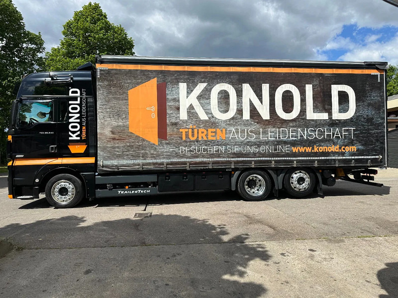 MAN TGX 26.540 FNLL Pritsche / Plane Festaufbau Jumbo MEGA - شاحنة ذات ستائر جانبية: صورة 2 MAN TGX 26.540 FNLL Pritsche / Plane Festaufbau Jumbo MEGA - شاحنة ذات ستائر جانبية: صورة 2