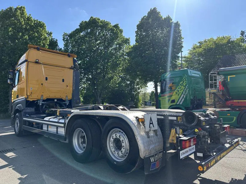 Mercedes-Benz Actros 2645 6x2 ABROLLER Lenk/Lift MEILLER 2170 Intarder - شاحنة برافعة خطافية, شاحنة كرين: صورة 5 Mercedes-Benz Actros 2645 6x2 ABROLLER Lenk/Lift MEILLER 2170 Intarder - شاحنة برافعة خطافية, شاحنة كرين: صورة 5