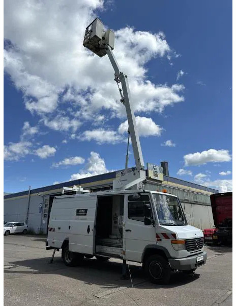Mercedes-Benz Vario 614 D-KA RUTHMANN K130 Hubsteiger 13 m TÜV neu - شاحنة توصيل مغلقة: صورة 1 Mercedes-Benz Vario 614 D-KA RUTHMANN K130 Hubsteiger 13 m TÜV neu - شاحنة توصيل مغلقة: صورة 1