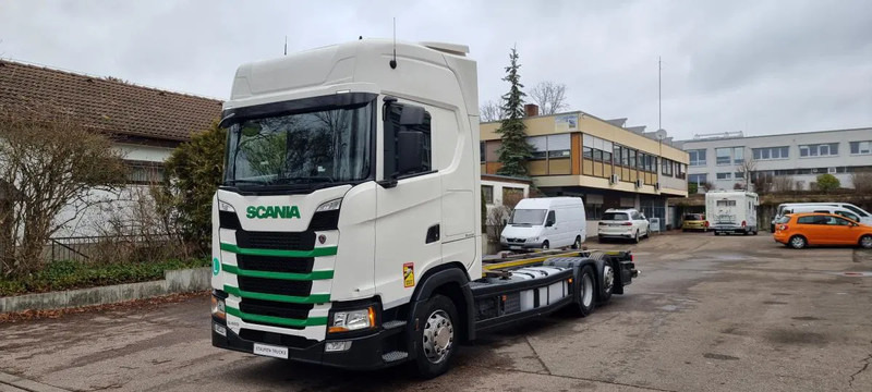 Scania 6X2 BDF Intarder Lenkachse VANTEC hyd Hubr - ناقلة حاويات/ شاحنة حاويات: صورة 1 Scania 6X2 BDF Intarder Lenkachse VANTEC hyd Hubr - ناقلة حاويات/ شاحنة حاويات: صورة 1