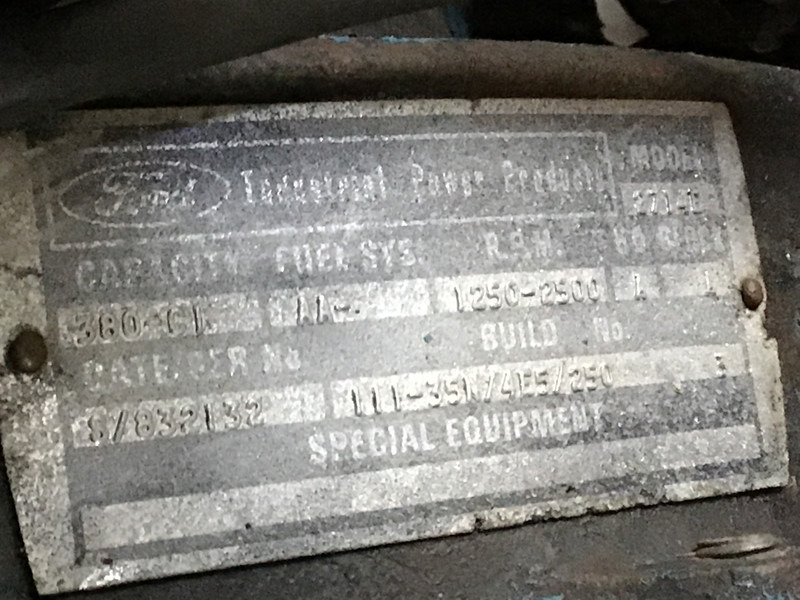 Ford 2714E POMP 550 BAR USED - مضخة مياه: صورة 5 Ford 2714E POMP 550 BAR USED - مضخة مياه: صورة 5