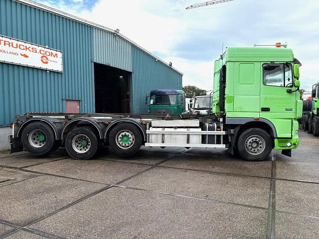 DAF XF 105.460 8x2 CHASSIS WITH MULTILIFT SYSTEM (ZF16 MANUAL GEARBOX / MX-BRAKE / 9.000 KG. FRONT-AXLE / LIFT-AXLES / FRIDGE / ETC. - ناقلة حاويات/ شاحنة حاويات: صورة 4 DAF XF 105.460 8x2 CHASSIS WITH MULTILIFT SYSTEM (ZF16 MANUAL GEARBOX / MX-BRAKE / 9.000 KG. FRONT-AXLE / LIFT-AXLES / FRIDGE / ETC. - ناقلة حاويات/ شاحنة حاويات: صورة 4