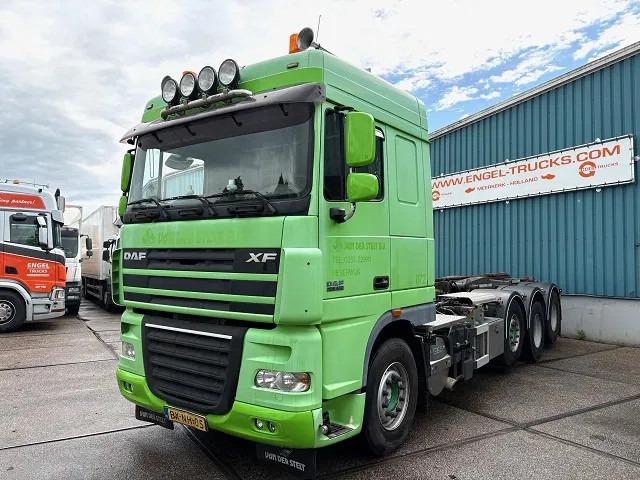 DAF XF 105.460 8x2 CHASSIS WITH MULTILIFT SYSTEM (ZF16 MANUAL GEARBOX / MX-BRAKE / 9.000 KG. FRONT-AXLE / LIFT-AXLES / FRIDGE / ETC. - ناقلة حاويات/ شاحنة حاويات: صورة 1 DAF XF 105.460 8x2 CHASSIS WITH MULTILIFT SYSTEM (ZF16 MANUAL GEARBOX / MX-BRAKE / 9.000 KG. FRONT-AXLE / LIFT-AXLES / FRIDGE / ETC. - ناقلة حاويات/ شاحنة حاويات: صورة 1