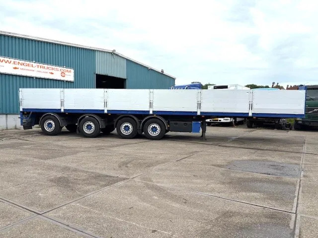 Kwb KWB P-504-STI-H 4-AXLE FLATBED TRAILER (SAF AXLES / 2x STEERING AXLE / 2x LIFT-AXLE / ALUMINIUM SIDE BORDS /ABS-EBS) - نصف مقطورة مسطحة: صورة 4 Kwb KWB P-504-STI-H 4-AXLE FLATBED TRAILER (SAF AXLES / 2x STEERING AXLE / 2x LIFT-AXLE / ALUMINIUM SIDE BORDS /ABS-EBS) - نصف مقطورة مسطحة: صورة 4