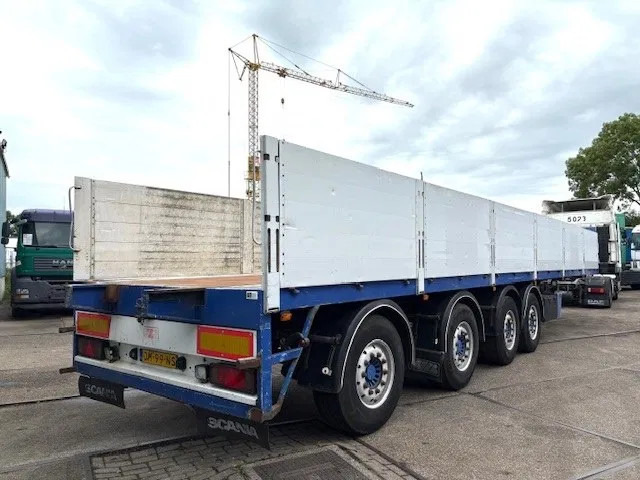 Kwb KWB P-504-STI-H 4-AXLE FLATBED TRAILER (SAF AXLES / 2x STEERING AXLE / 2x LIFT-AXLE / ALUMINIUM SIDE BORDS /ABS-EBS) - نصف مقطورة مسطحة: صورة 3 Kwb KWB P-504-STI-H 4-AXLE FLATBED TRAILER (SAF AXLES / 2x STEERING AXLE / 2x LIFT-AXLE / ALUMINIUM SIDE BORDS /ABS-EBS) - نصف مقطورة مسطحة: صورة 3