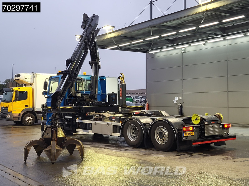 DAF CF 340 CF 6X2 HIAB X-HIDUO 228 E-3 Crane Kran + 21tons containersystem Lift+steering Axle Euro 6 - شاحنة برافعة خطافية, شاحنة كرين: صورة 5 DAF CF 340 CF 6X2 HIAB X-HIDUO 228 E-3 Crane Kran + 21tons containersystem Lift+steering Axle Euro 6 - شاحنة برافعة خطافية, شاحنة كرين: صورة 5