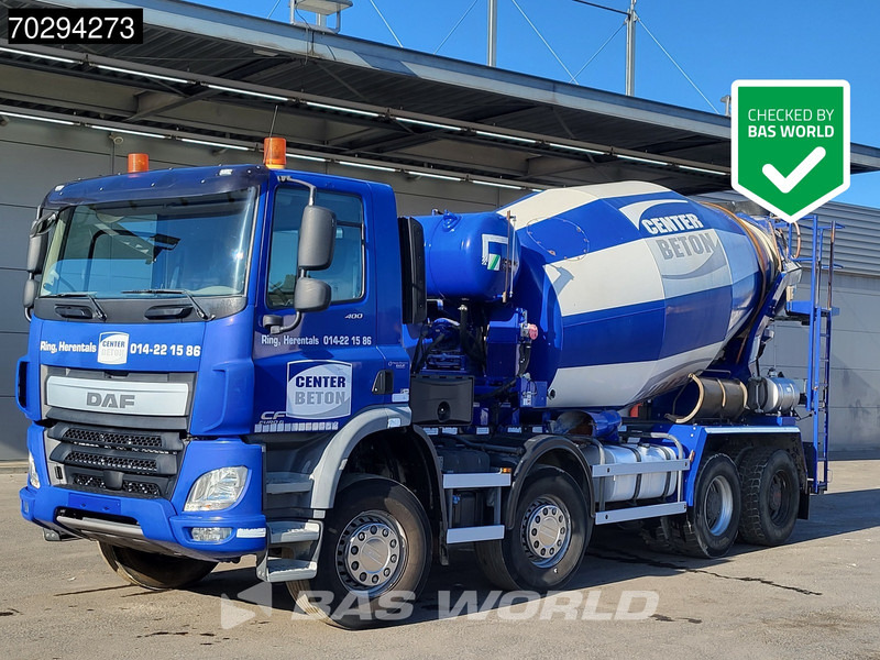 DAF CF 400 8X4 9m3 Stetter AM 9 FHCBL Mixer Manual Big-Axle Steelsuspension Euro 6 - شاحنة خلاطة خرسانة: صورة 1 DAF CF 400 8X4 9m3 Stetter AM 9 FHCBL Mixer Manual Big-Axle Steelsuspension Euro 6 - شاحنة خلاطة خرسانة: صورة 1