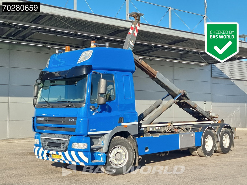 DAF CF 460 6X2 NL-Truck 21tons VDL S-21-6400 hooklift Automatic Euro 5 - شاحنة برافعة خطافية: صورة 1 DAF CF 460 6X2 NL-Truck 21tons VDL S-21-6400 hooklift Automatic Euro 5 - شاحنة برافعة خطافية: صورة 1
