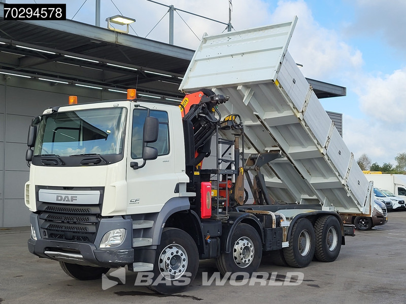 DAF CF 460 8X4 Palfinger PK18002 EH Crane tipper Retarder Big-Axle Steelsuspension Manual - شاحنة قلاب, شاحنة كرين: صورة 2 DAF CF 460 8X4 Palfinger PK18002 EH Crane tipper Retarder Big-Axle Steelsuspension Manual - شاحنة قلاب, شاحنة كرين: صورة 2