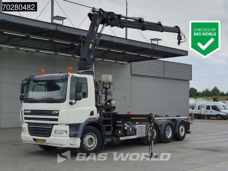DAF CF85.360 8X2 NL-Truck Hiab 211 E-3 Hipro Kran 21tons Multilift Lift+steering Euro 5 - شاحنة برافعة خطافية, شاحنة كرين: صورة 1 DAF CF85.360 8X2 NL-Truck Hiab 211 E-3 Hipro Kran 21tons Multilift Lift+steering Euro 5 - شاحنة برافعة خطافية, شاحنة كرين: صورة 1
