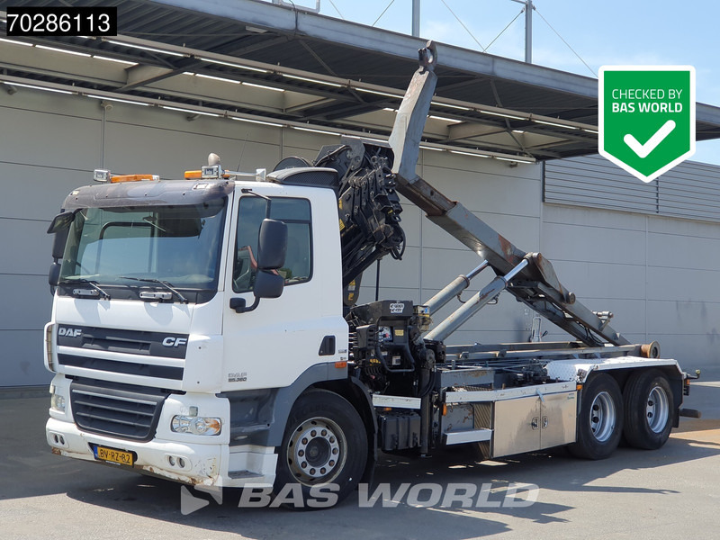 DAF CF85.360 CF 6X2 NL-Truck Hiab 211 EP-4 HIDUO Crane + Hooklift Liftachse Euro 5 - شاحنة برافعة خطافية, شاحنة كرين: صورة 1 DAF CF85.360 CF 6X2 NL-Truck Hiab 211 EP-4 HIDUO Crane + Hooklift Liftachse Euro 5 - شاحنة برافعة خطافية, شاحنة كرين: صورة 1