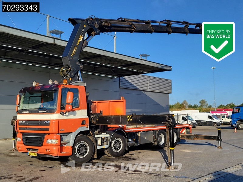DAF CF85.460 8X4 NL-Truck Palfinger PK 85002 Crane Big-Axle Manual Euro 5 - شاحنات مسطحة, شاحنة كرين: صورة 1 DAF CF85.460 8X4 NL-Truck Palfinger PK 85002 Crane Big-Axle Manual Euro 5 - شاحنات مسطحة, شاحنة كرين: صورة 1