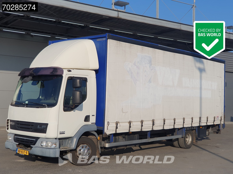 DAF LF45.220 LF 4X2 12tons NL-Truck Automatic 1500kg Ladebordwand EEV - شاحنة ذات ستائر جانبية: صورة 1 DAF LF45.220 LF 4X2 12tons NL-Truck Automatic 1500kg Ladebordwand EEV - شاحنة ذات ستائر جانبية: صورة 1